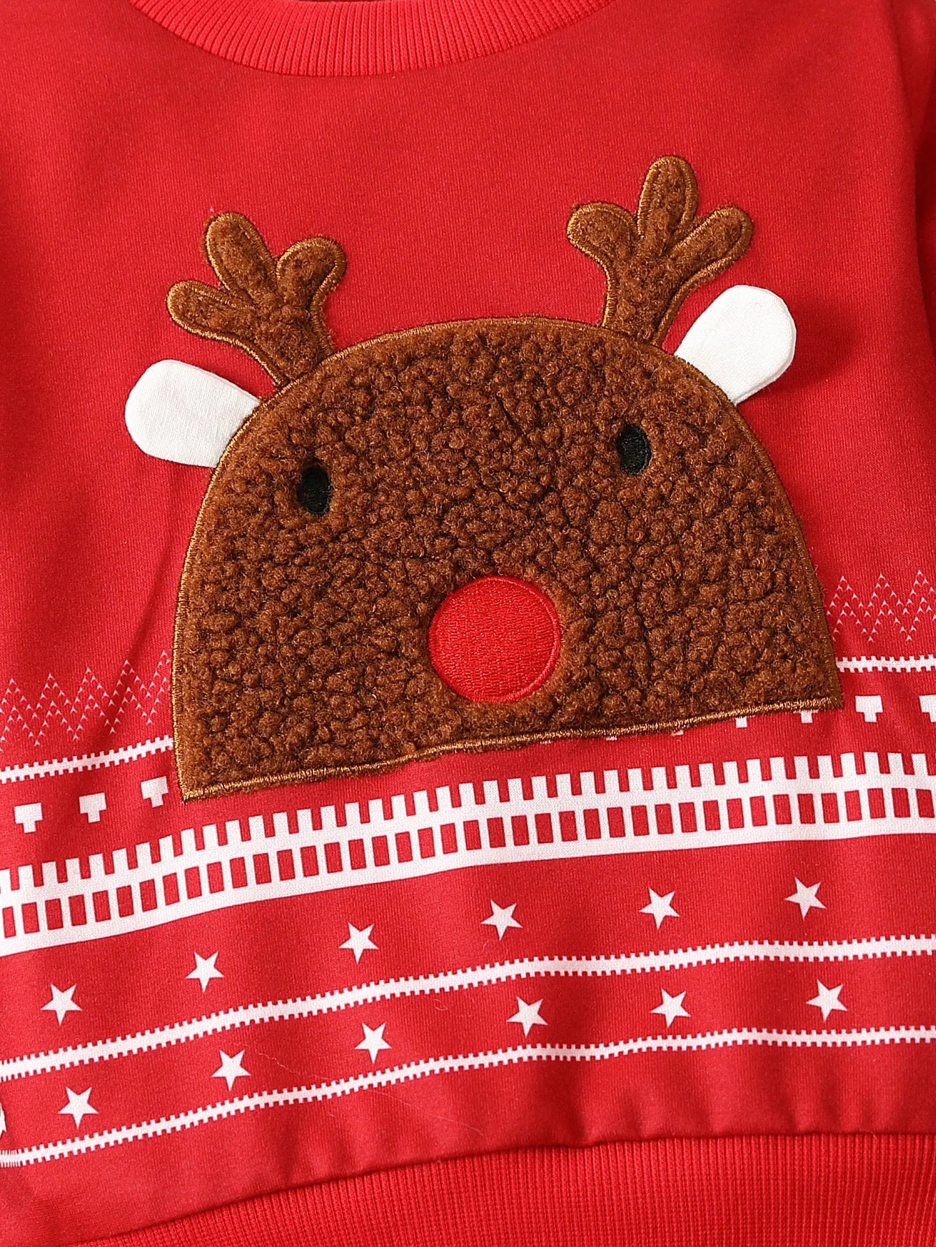 2 részes Piros Karácsonyi Kisfiú Szett – Hosszú ujjú kapucnis felső + nadrág