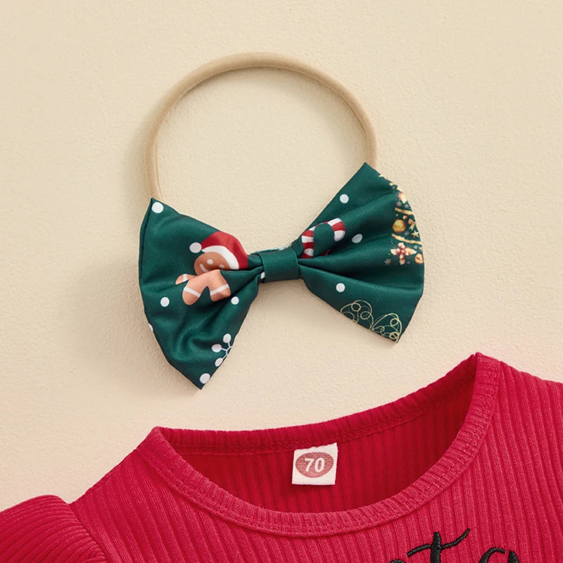 Karácsonyi  baba ruha + Masni hajpánt ajándék 🎁