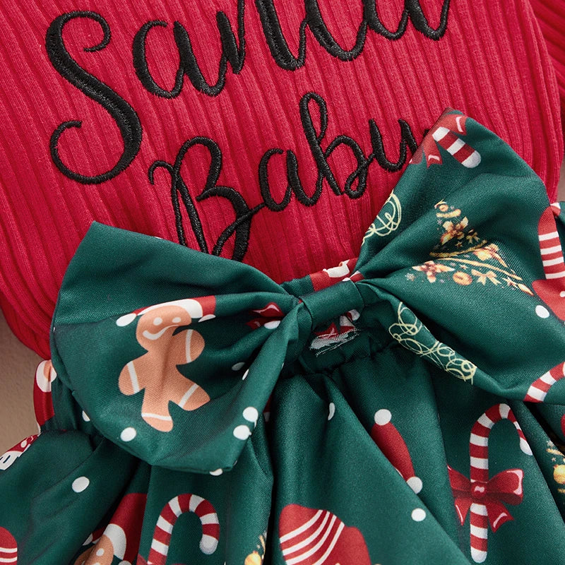 Karácsonyi  baba ruha + Masni hajpánt ajándék 🎁