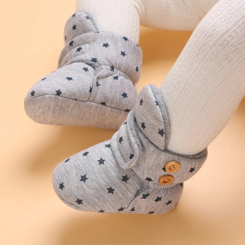 Bélelt Téli Babacipő