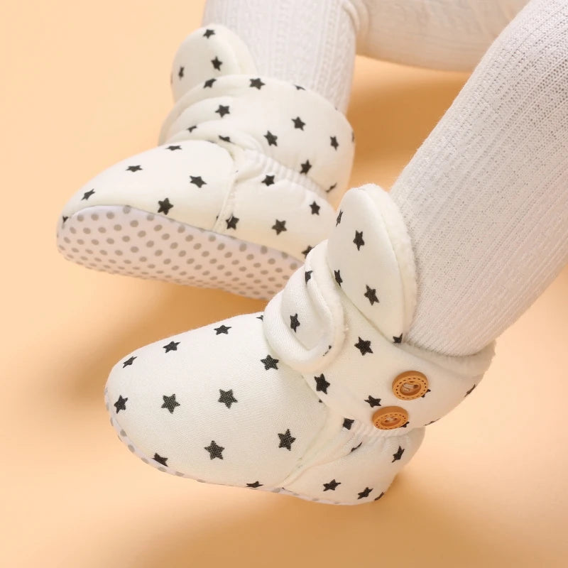 Bélelt Téli Babacipő