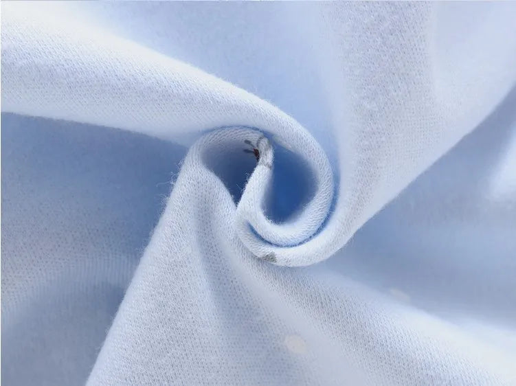 7 részes Újszülött Tavaszi Baba Szett – Pamut póló + nadrág + kardigán + sapka + kesztyű + zokni + előke